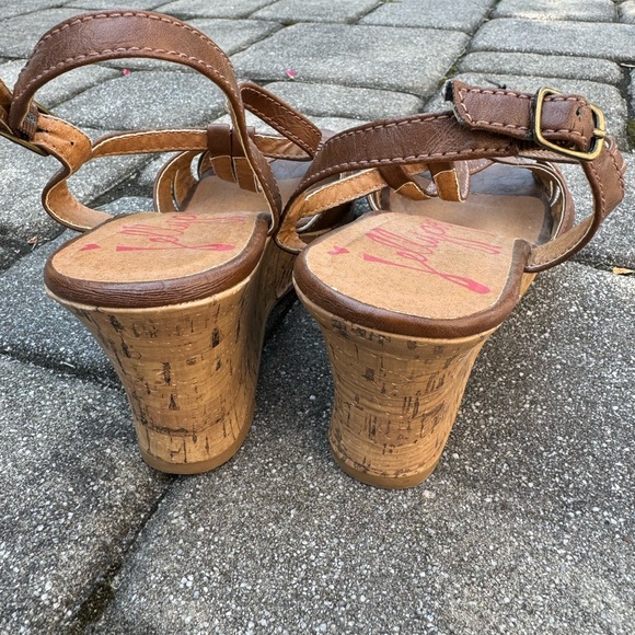 Cork wedge sandals - Picture 3 of 6